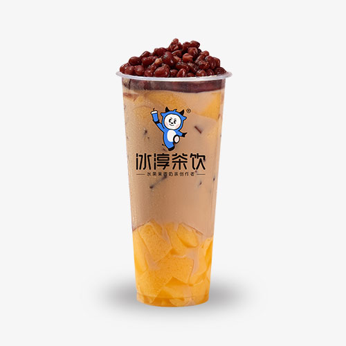 红豆布丁奶茶